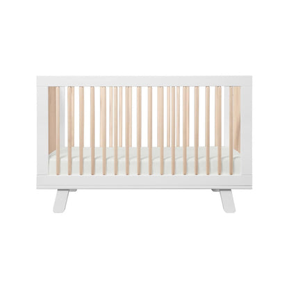Babyletto Hudson 3-in-1 Convertible Baby Crib - GREENGUARD Gold Certified - Convertible Crib to Toddler Bed and Daybed - Baby Bed with 4 Adjustable Heights - Wooden Crib - Washed Natural