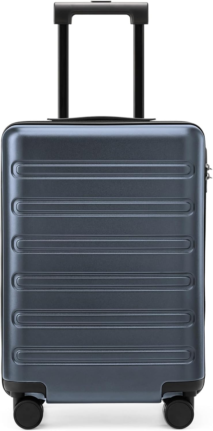 Carry on Luggage 22 X 14 X 9 Airline Approved, 20 Inch Luggage for 3-5 Days Travel, Double Spinner Wheels, 100% Hardshell PC, TSA Lock (09-Grey, Carry-On 20-Inch)