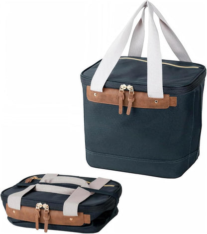 CleverMade Collapsible Insulated Cooler Bag – Leakproof Soft Folding Cooler for Beach, Travel, Car