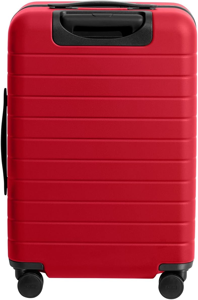 Away Carry-On Luggage, Lightweight Hardside Suitcase with Spinner Wheels, 22 Inch Airline Approved, TSA Lock, Cherry Red