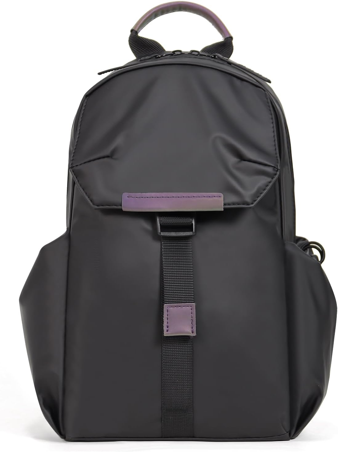 Crossbody Messenger Bag for Women Men Travel Backpack Convertibale Sling Bag Travel Hiking Daypack，Water-Resistant (black, small)