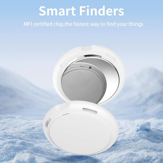 Tracker Tags-4 Pack [Apple MFi Certified] Pair with Apple Find My(iOS Only) Smart Bluetooth Tracking Tags Key Finder Item Locator Waterproof Worldwide Tracker for Pets Wallet Backpack Dogs Luggage