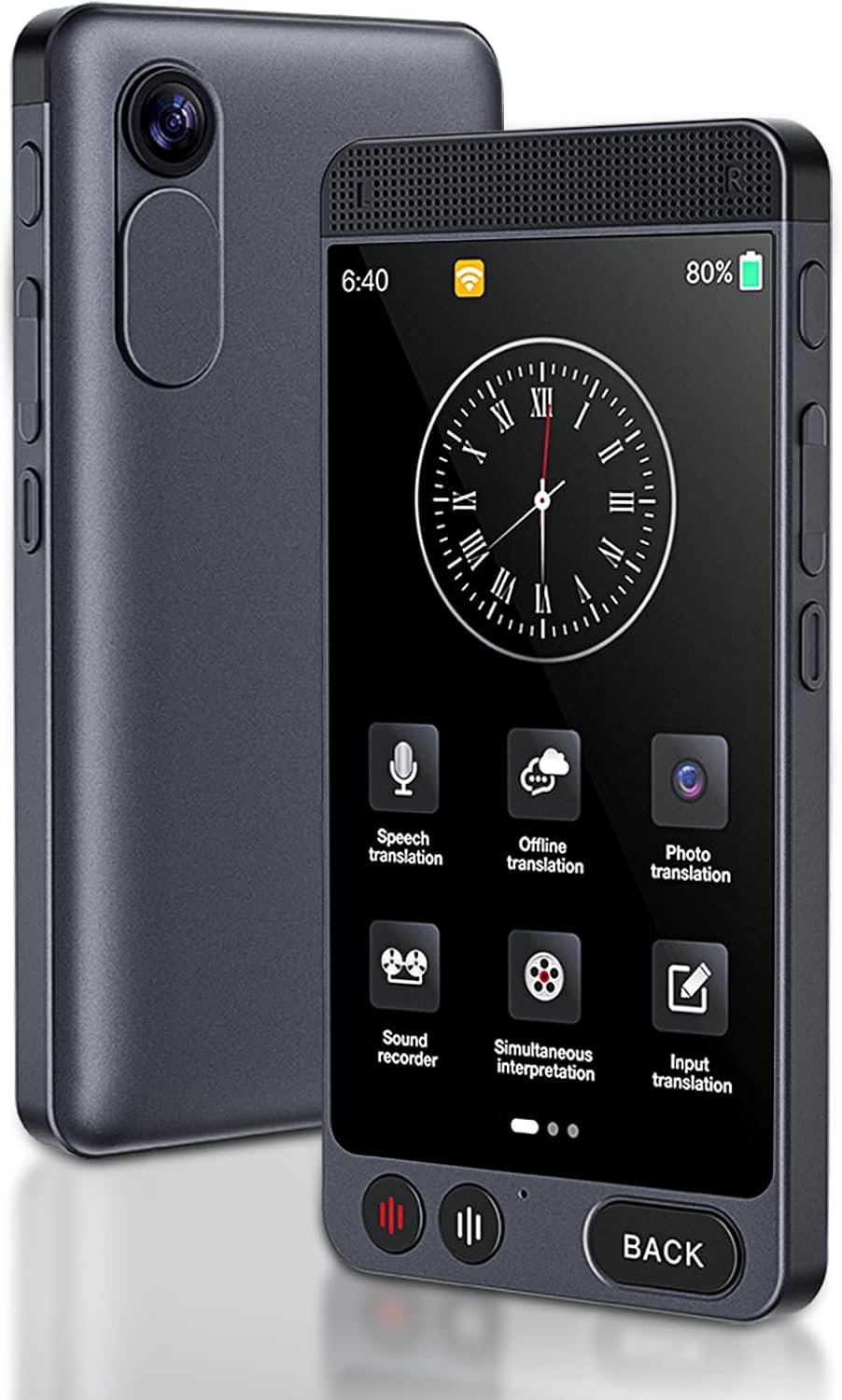 Offline Language Translator Device, No WiFi Needed Instant Translator, 142 Languages Two Way Real - Time Voice & Photo AI Translation for Business Learning Travel