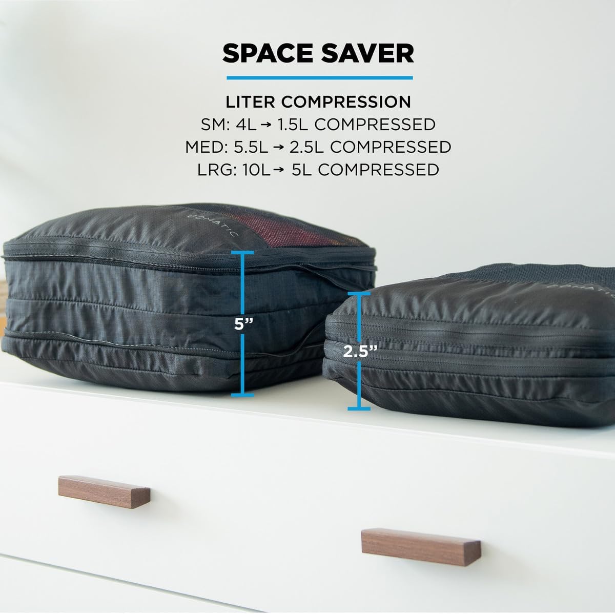 Packing Cubes with Compression - Found & Lost by NOMATIC