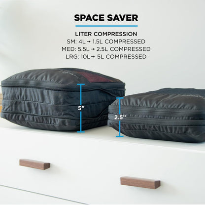 NOMATIC Packing Cubes, Compression Luggage Organizers for Carry-On, Suitcases, Travel Bags, Large