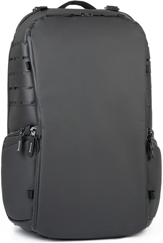 Besnfoto Camera Backpack Waterproof for Photographer DSLR Photography Bag Large with Laptop Compartment Tripod Holder for Men Hiking, Black