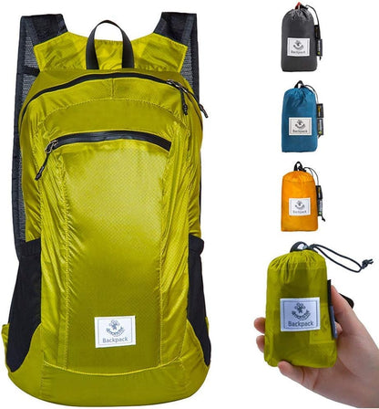 4Monster Hiking Daypack,Water Resistant Lightweight Packable Backpack for Travel Camping Outdoor