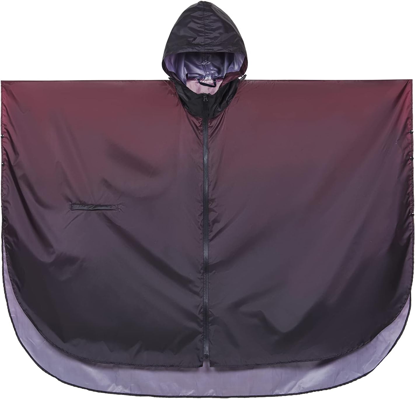 SaphiRose Rain Poncho Jacket Coat Hooded for Adults with Pockets