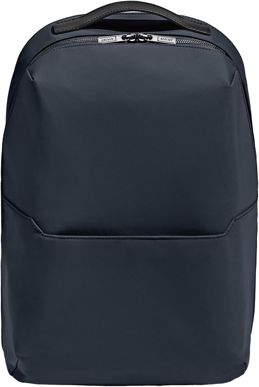 Away Everywhere Zip Backpack, Travel Backpack with Laptop Sleeve, Lightweight & Durable, Travel Essentials, Navy Blue