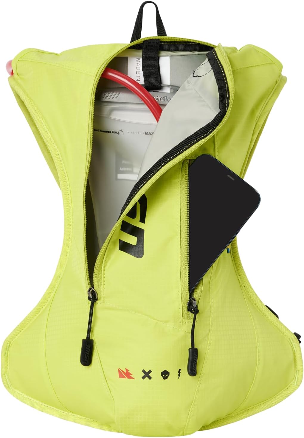 USWE Outlander Moto Hydration Pack, Running, Hiking Hydration Backpack with Water Bladder, Hydropack for Men and Women, Backpack Gear and Equipment for Cycling, MTB