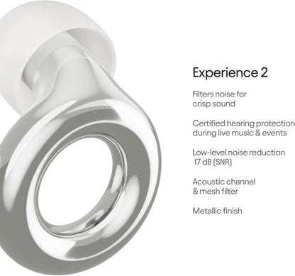 Loop Earplugs Experience Bundle Loop Experience 2 + Link | Reusable Ear Plugs for Live Events, Festivals, Motorcycles, Noise Sensitivity & More | 18 dB Noise Reduction