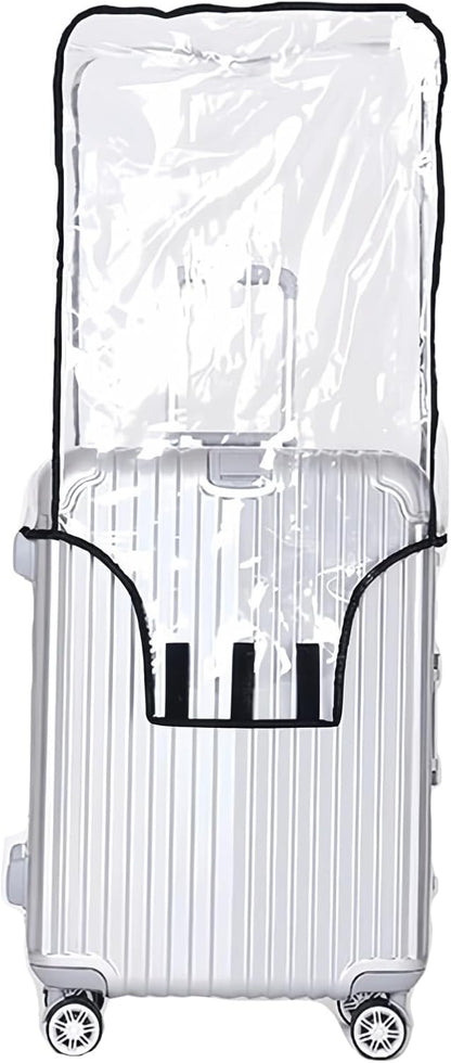 JenKin Luggage Protector Suitcase Cover PVC Waterproof Travel Suitcase Fits Most 20" to 30" (20" (13.8" L x 9.1" W x 20.9" H))