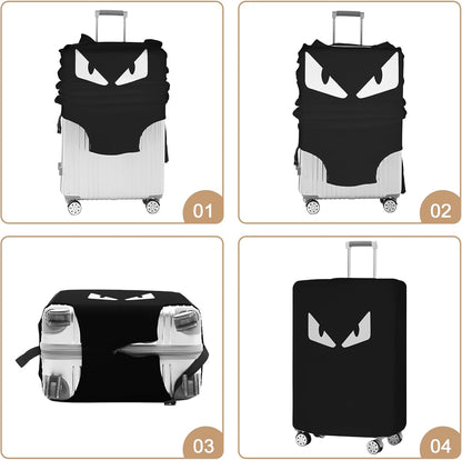 Luggage Covers For Suitcase Tsa Approved, Washable Suitcase Cover Elastic Luggage Protector Scratch Resistant Suitcase Cover For 23-25 Inch Wheeled Luggage(Eye-24 inch)