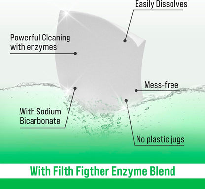 Rockin' Green Active Wear Travel Laundry Detergent Sheets - Mess-Free Laundry Sheet Detergent with Sodium Bicarbonate - Easily Dissolvable Laundry Soap Sheets (104 Loads, AC/DSea Breeze)