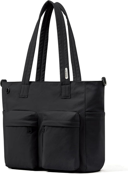 aji Tote Bag for women work, Water-Resistant Tote Bag with Multi Pockets,for Work/Travel/College/Daily