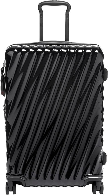 TUMI - 19 Degree Medium Checked Luggage 4 Wheeled Packing Case - Hard Shell Suitcase - 26.0" X 17.5" X 10.0" - Black