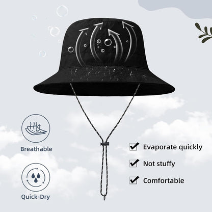 Durio Waterproof Bucket Hats for Woman UPF 50+ Sun Hat UV Protection Packable Rain Hats for Women Lightweight Hiking Hat