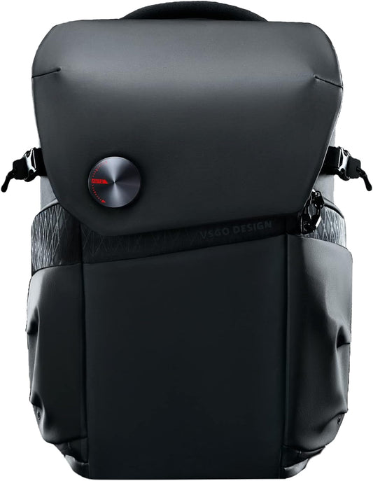 VSGO 20L Professional Camera Backpack for DSLR/SLR, Compatible with Sony Canon Nikon Cameras, DJI RSC2 Gimbals, Tripod, 15.6" Laptop, Lenses & Accessories – Waterproof TPU Canvas, Travel & Outdoor Use