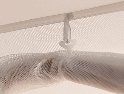 CdyBox Folding Mosquito Net Tent Canopy Curtains for Beds Home Bedroom Decor (Gray, 1.8X2.0m)