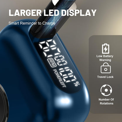 Electric Foil Shavers for Men: Upgraded Mini Electric Razor for Beard - 4 Floating Blades & Big LED Display - 2 Gears Adjustable Face Razor with IPX7 Waterproof for Travel & Home, USB Type C