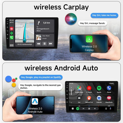 ASURE Car Stereo Radio Upgrade for Mustang 2010-2014,10.1 inch 8Core 4G+64G Android System GPS Navigation Head Unit with Wireless Carplay,Android Auto,1280x720 HD Touchscreen Multimedia Player