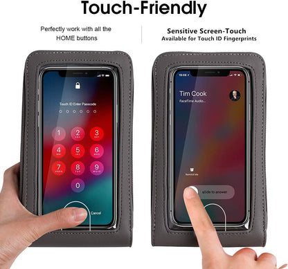 Crossbody Cellphone Purse Women Touch Screen Bag RFID Blocking Wallet Handbag Shoulder Strap
