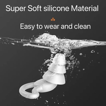 3 in 1 Ear Plugs for Noise Reduction, Ear Plugs for Sleeping Noise Cancelling, Washable Hearing Protection for Work, Travel, Concert, Swimming, Sleep Snoring