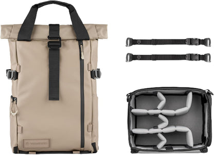 WANDRD All New PRVKE 31L V4: Camera Backpack and Photography Bundle - Weatherproof Travel and Photography Backpack, Bundle Includes 31L Bag, Camera Cube, Waist Straps, and Accessory Straps