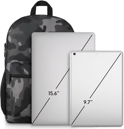 School Backpack,Classic Bookbag Men and Teen Boy Schoolbag with USB Charging Port for High School College Office Work Travel