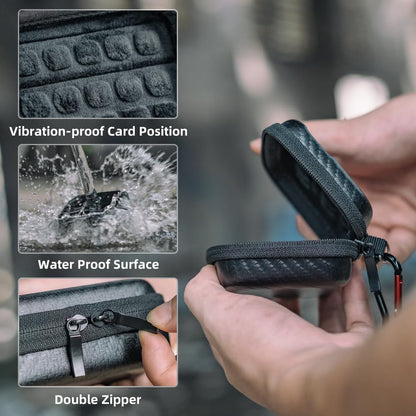 SUREWO Mini Pro Carrying Case for GoPro, Hard Shell Travel Storage Case for Go Pro Hero 13/12/11/10/9/8/7/6/5/4,DJI Osmo Action 5/4/3/2,AKASO and More