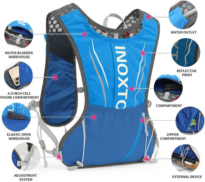 Running Hydration Vest for Men Women Water Backpack for Running 3L Running Hydration Pack for Trail Running Marathon Race Hiking