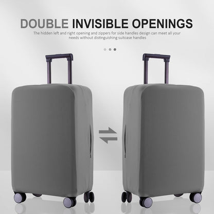 Travel Luggage Cover Suitcase Protector Scratch-Resistant Fit 19-31 Inch Suitcase, Not Included Suitcase (Slate Gray, SX(22-23 inch))