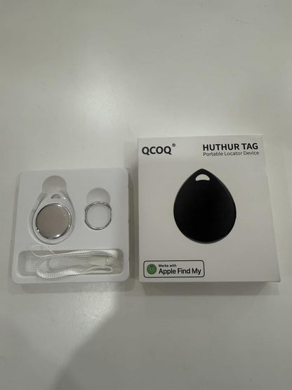 Air Tracker Tag Blue 1 Pcs, Bluetooth Item Finder Work with Apple Find My (iOS Only), Smart Tag for Luggage/Key/Suitcases/Backpack, Replaceable Battery.