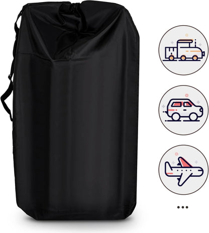 LIHAO Stroller Travel Bag, Gate Check Bag for Car Seat, Waterproof Travel Carry Bag, 600D Oxford, Black