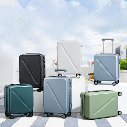 MILADA 20 inch Carry On Luggage 22x14x9 Airline Approved With Wheels Carry On Suitcase Travel Luggage With TSA Approved Carry On Luggage Carry On Bag Hard Shell Suitcases,Bamboo Green