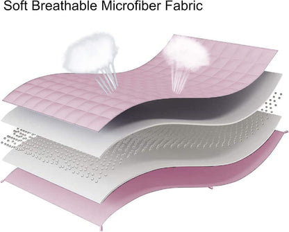 L'AGRATY Weighted Blanket - 48"x72" 20lbs Cooling Breathable Heavy Blanket Microfiber Material with Glass Beads for Adult All-Season Summer Fall Winter Soft Thick Comfort