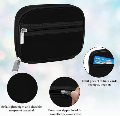 Serfeymi Weekly Travel Pill Organizer Pill Case for Purse with Removable 7 Day Pill Box, Fashionable Travel Medicine Organizer Pill Container for Medicine, Vitamin, Supplement - Black 01