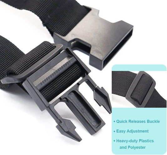 Luggage Straps for Suitcases TSA Approved, Travel Accessories to Connect Two Suitcase, Add Bag Luggage Straps for Carry On Your 3 Luggages Adjustable Buckle Belt, 2Pack Black