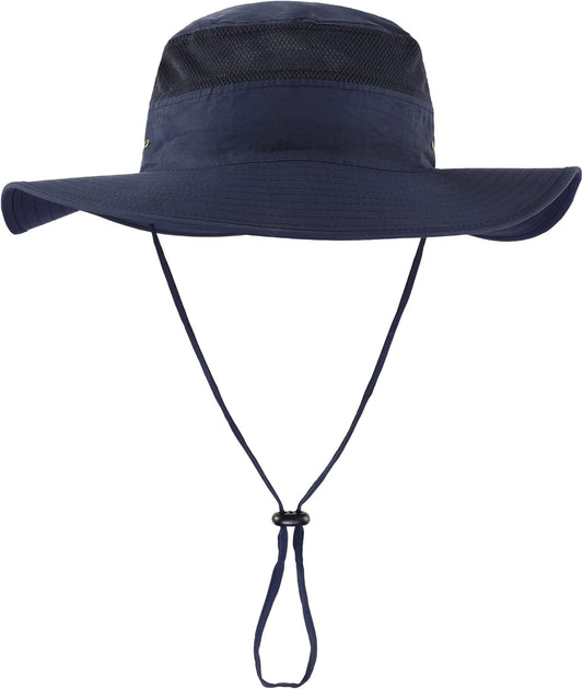 Home Prefer UPF 50+ Men's Sun Hat Wide Brim Bucket Hat UV Protection Hat for Mens Womens Beach Safari Gardening Golf Fishing