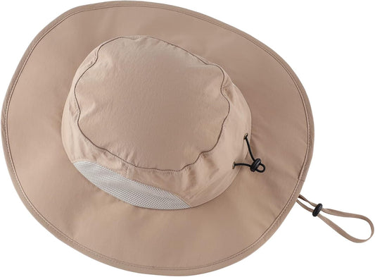 Home Prefer UPF50+ Mens Sun Hat Wide Brim Fishing Hat for Men UV Protection Womens Beach Bucket Hat for Golf Hiking Gardening