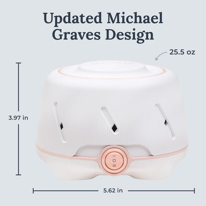 Yogasleep Dohm (White,Pink) The Original White Noise Machine, Relaxing Natural Sound From a Real Fan, Noise Cancelling For Office Privacy, Sleep Aid For Adults & Baby, Travel Size Pink Noise Machine