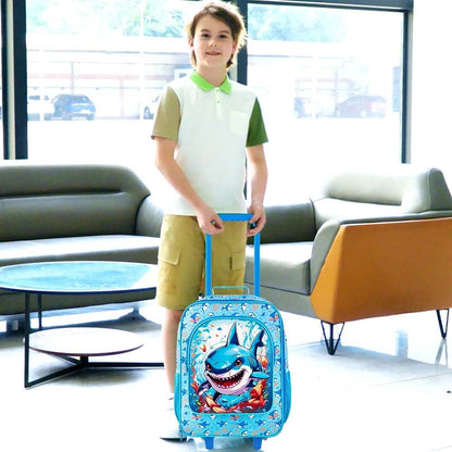 Kids Luggage for Boys Girls, Toddler Rolling Travel Carry on Suitcase with Wheels