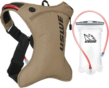 USWE Outlander Moto Hydration Pack, Running, Hiking Hydration Backpack with Water Bladder, Hydropack for Men and Women, Backpack Gear and Equipment for Cycling, MTB