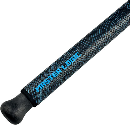 Monster Catfish Fishing Rod - 7' Medium Heavy, 1-Piece Glow in Dark Casting Rod, S-Glass & Carbon Graphite Blend, Durable EVA Foam Super Grip, Catfish Pole for Night Fishing