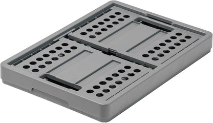 Clax® crate | folding box | basket | 48 qt (12 gal) | grey