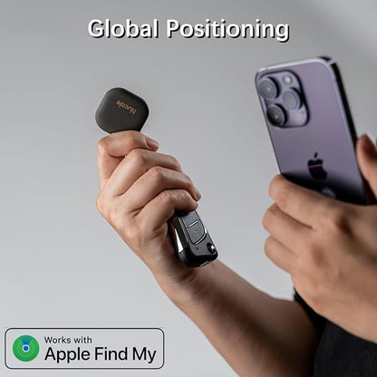 Air Tags-2 Pack Bluetooth Item Finders Work for Apple Find My APP(iOS Only) Tracker Tags for Keys, Luggage, Backpack, Smart Tag with Lanyard