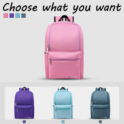 OMOUBOI Casual Daypacks Superbreak Backpack 14 inch Laptop Backpack for Women & Men Fits Tourism Business (Pink)