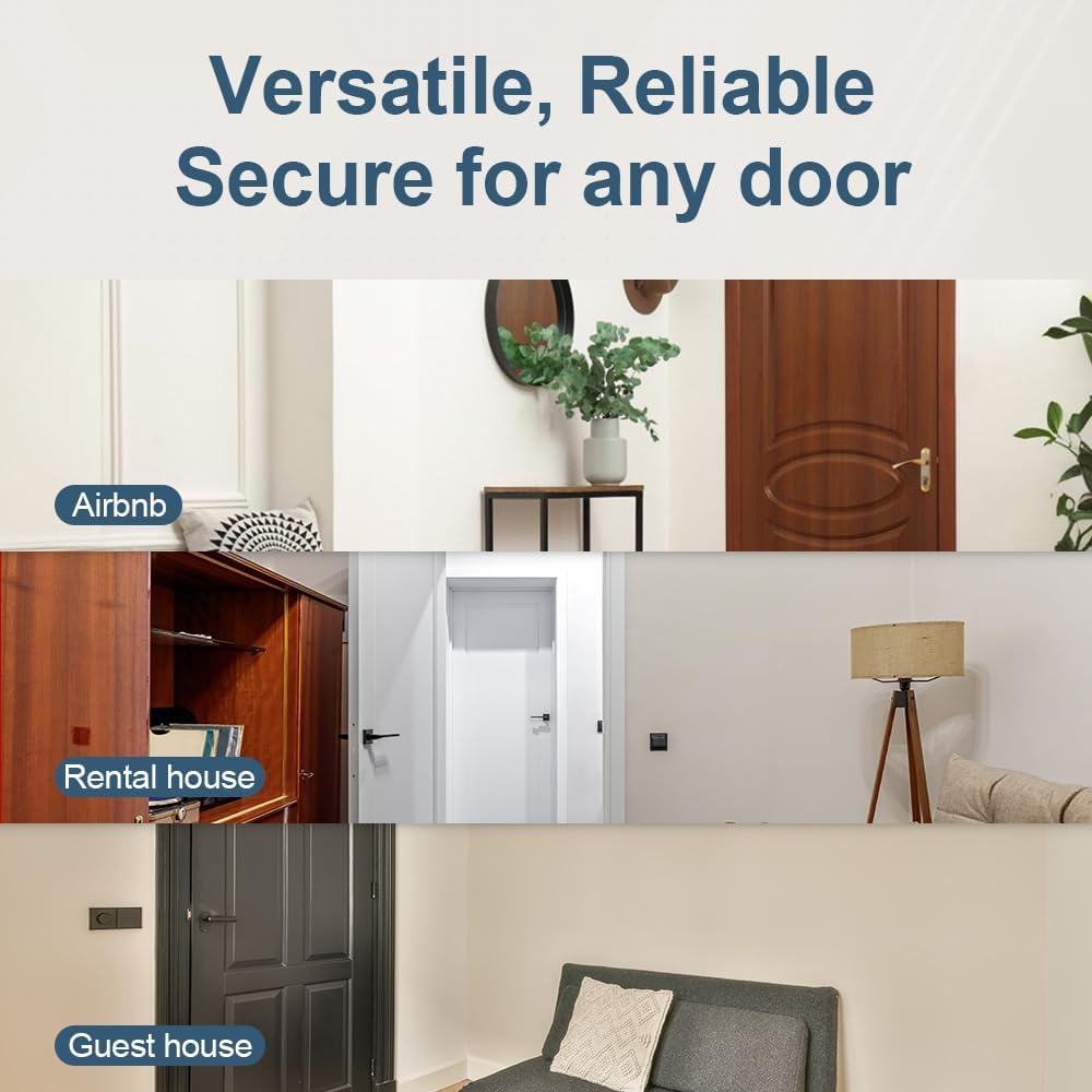 CGPLUS Security Door Stopper Alarm SEDOLI 100DB Siren for Safe Stay, Home, Travel
