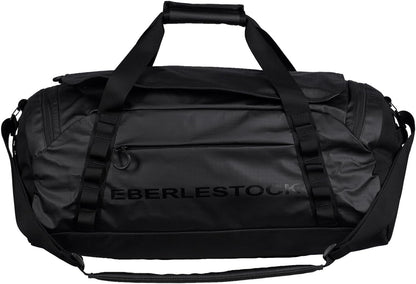 Eberlestock Hyllus Duffel Bag for Men - Durable, Water-Resistant, Small Men's Duffle Bag with Zipper Pockets, Ideal for Travel & Gym, Tactical Gear Bag, Hunting, Fishing, Camping - Black, 45L