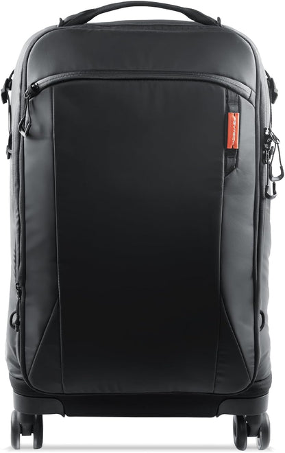 PGYTECH 2-in-1 Roller Camera Backpack, DSLR/SLR/Mirrorless Bag for Travel Photographers, Rolling Luggage with Tripod & Removable Modular & Rain Cover, Compatible with Canon, Nikon, Sony